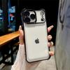 Роскошные Прозрачные Ударопрочные Чехлы с Покрытием для Apple iPhone 17 Air 16 15 14 Plus 13 12 11 Pro Max X XR XS Max Мягкая Крышка