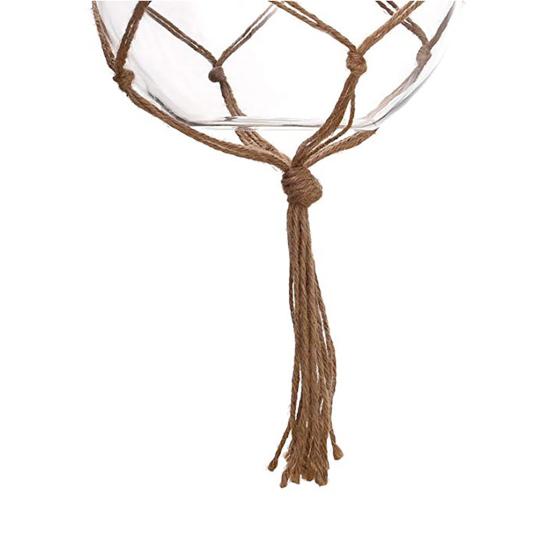 2 шт. подвесная вешалка для растений, простая установка, льняная веревка, потолочная палуба, вешалка для цветочного горшка, декор для патио