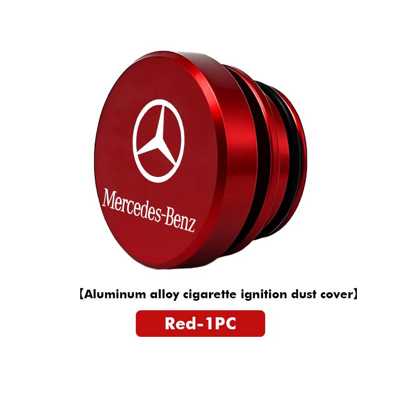 AABGX1 Car Cigarette Lighter Dust Cover Dustproof Decoration Cap Interior Accessories For Benz AMG Exclusive A C E R V Class CLA CLS
