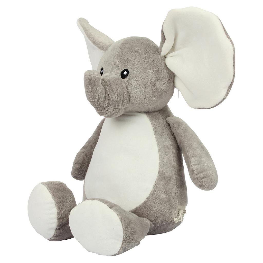 Mumbles Zipped Elephant Plush Toy