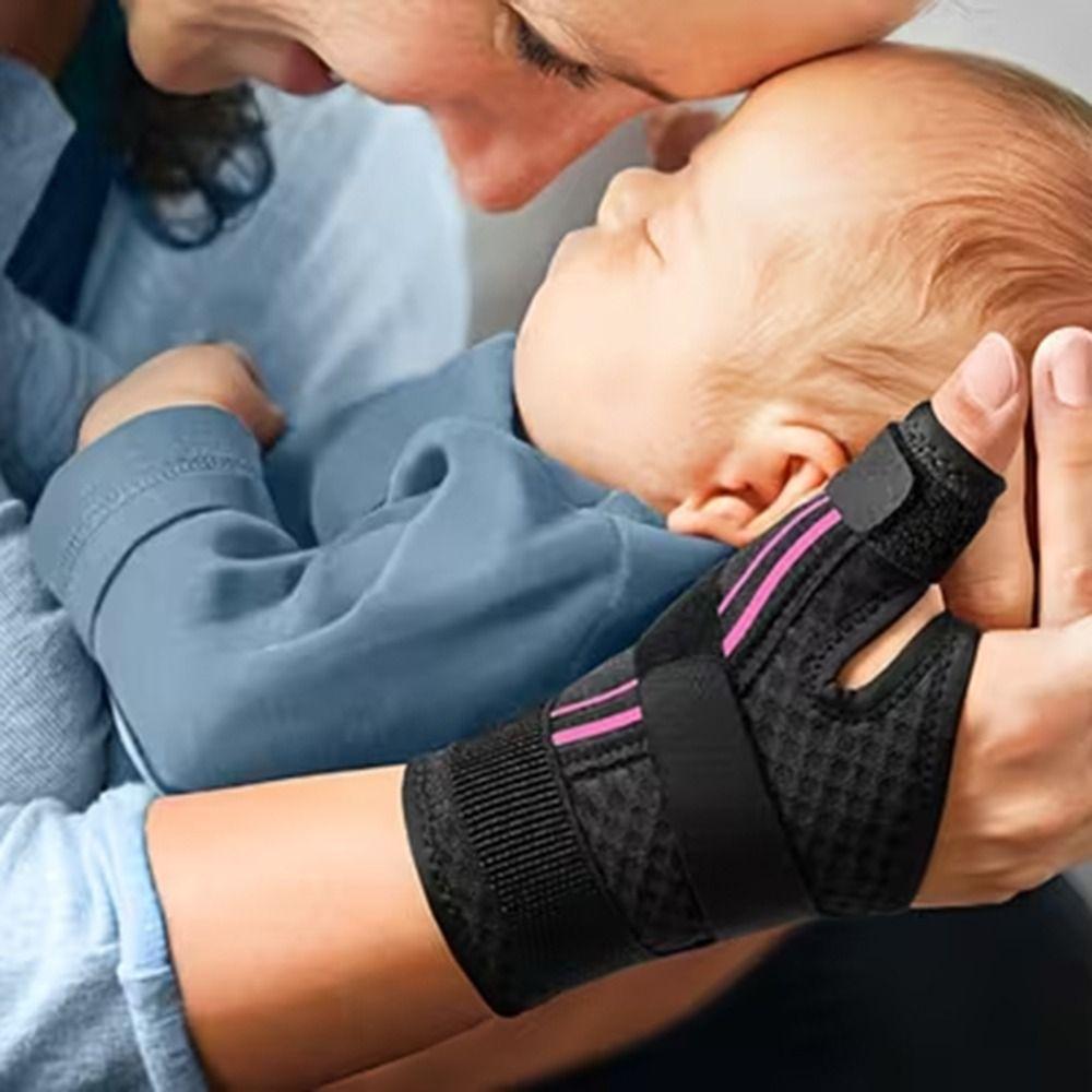 Дышащая ткань Эргономичный фиксатор запястья Шина для большого пальца Триггерный палец Артрит