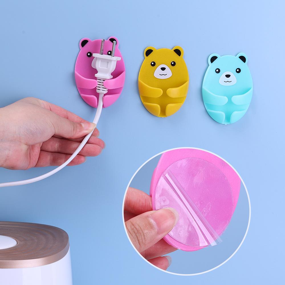 2PCS Bear Plug Storage Hook