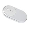 2.4Ghz Wireless Mouse Chargeable Bluetooth Optical USB Plugin Notebook Office Accessories(Silver Gray )