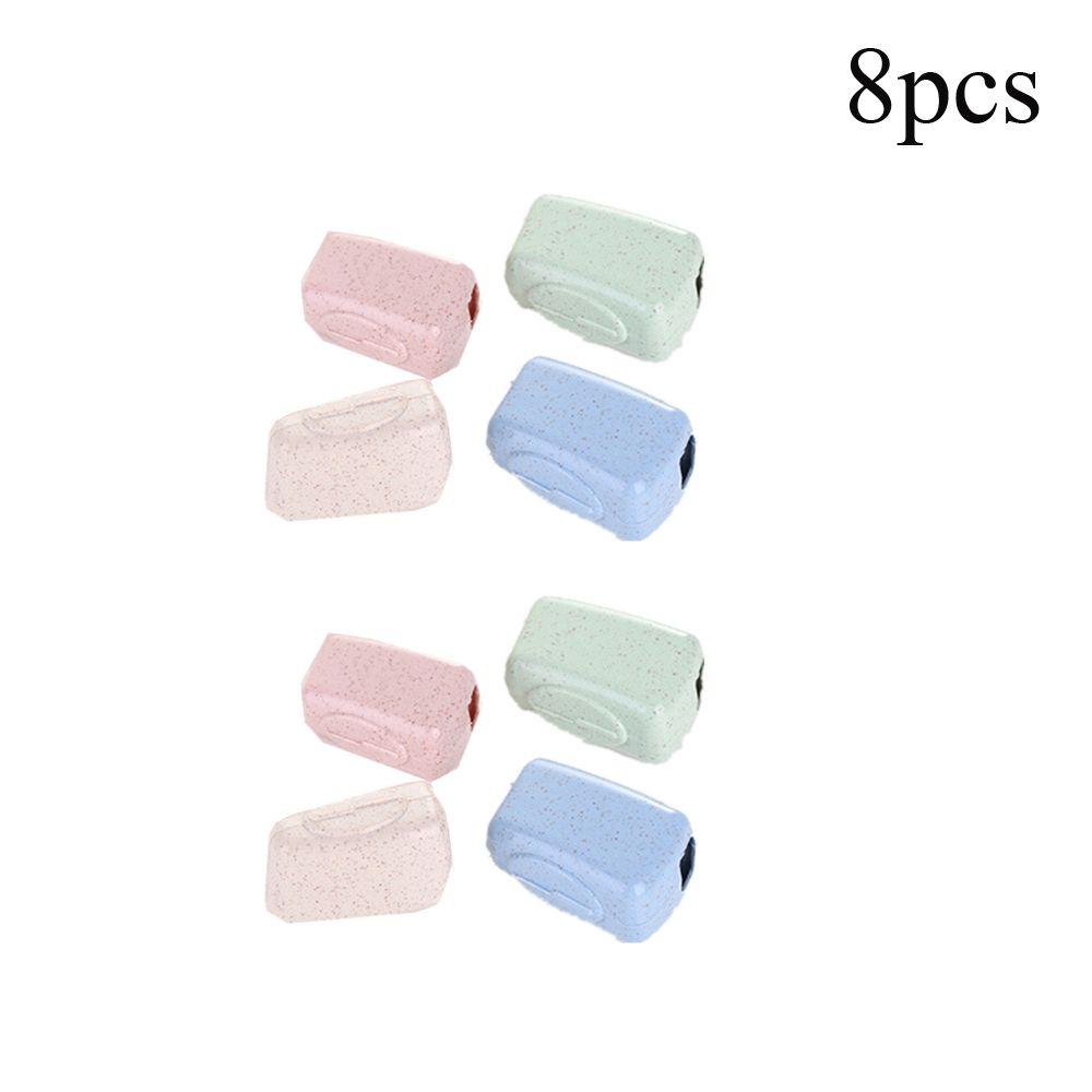 Portable Dustproof Travel Holder Bathroom Toothbrush Cover Brush Cap Toothbrush Head Storage Box