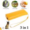 Strengthen Pet Dog Training Equipment Ultrasound Repeller 3 In 1 Control Trainer Device Anti Barking Stop Bark Deterrents
