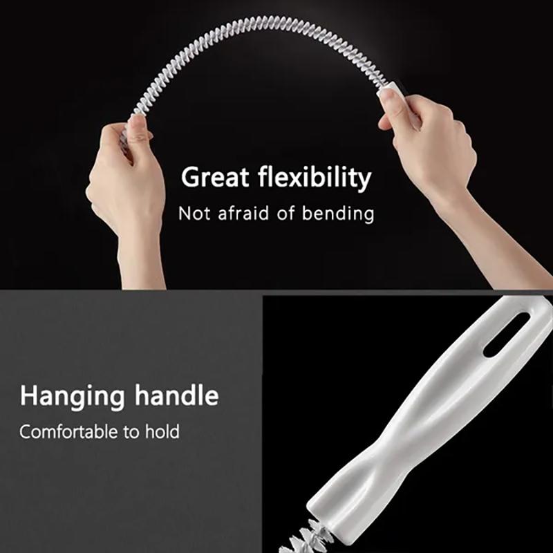 Портативная полоска для выемки труб, 45 см, щетка для волос, складная палочка для чистки раковины, средство для удаления засоров, кухонный инструмент для чистки