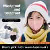 Breathable Face Mask Washable Face Veil New Warm Mask Kids