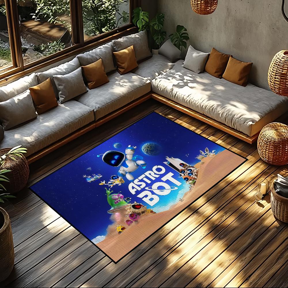 Игра A-Astro Bot Маленький ковер Прикроватный Кухня Ванная Гостиная Дом Дом Спальня Напольный коврик Придверный коврик Украшение