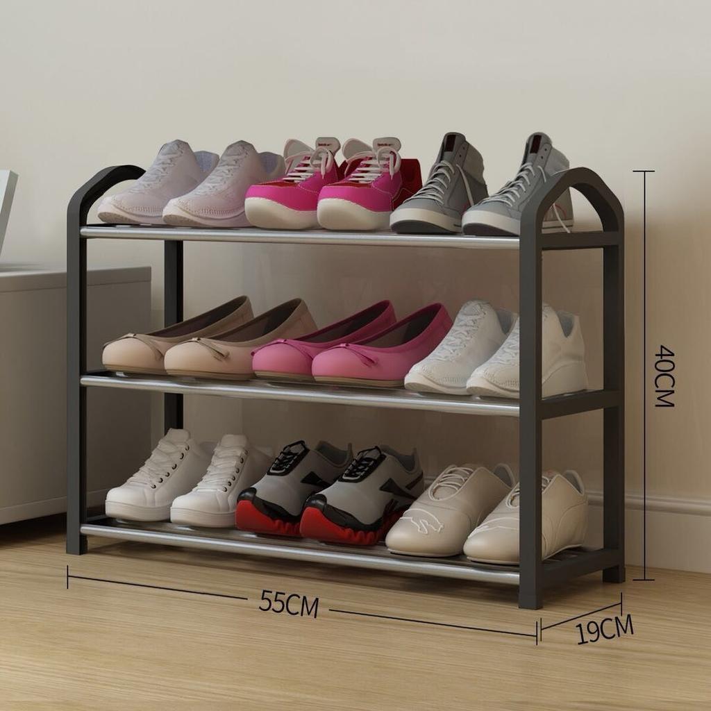 3/4 Tier Shoe Rack Multi Layer Shoes Storage Organizer Removable Space Saving Shoe Shelf Shoes Cabinets Dormitory Home Supplies
