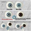 FUNSACHY 1 Pair Natural Blue Contact Lenses for Eyes Korean Fashion Color Eye Contacts Cosmetics Eye Makeup High Quality Lenses