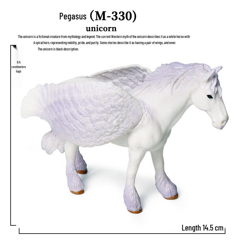European Mythology Legend Pegasus Unicorn Toy Model for Kids