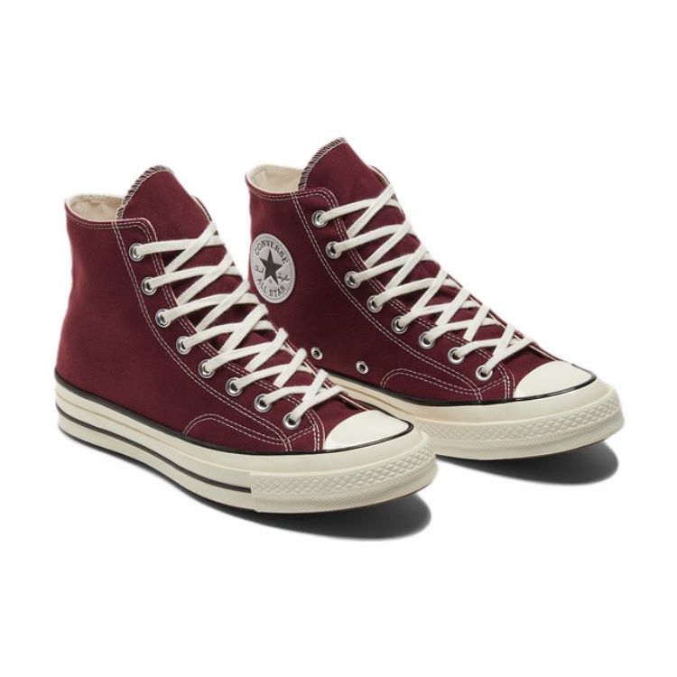 Converse Chuck 70 High Dark Beetroot Unisex Sneakers Red Egret Black A01448C