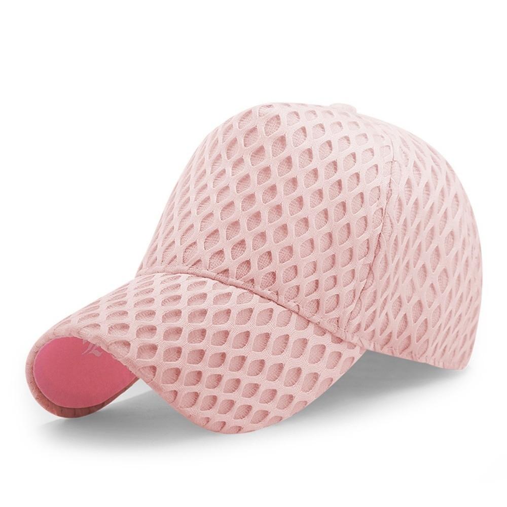 Модная сетчатая бейсболка, дышащая, регулируемая, с застежкой snapback, с вырезами, однотонная, солнцезащитная шляпа для мужчин