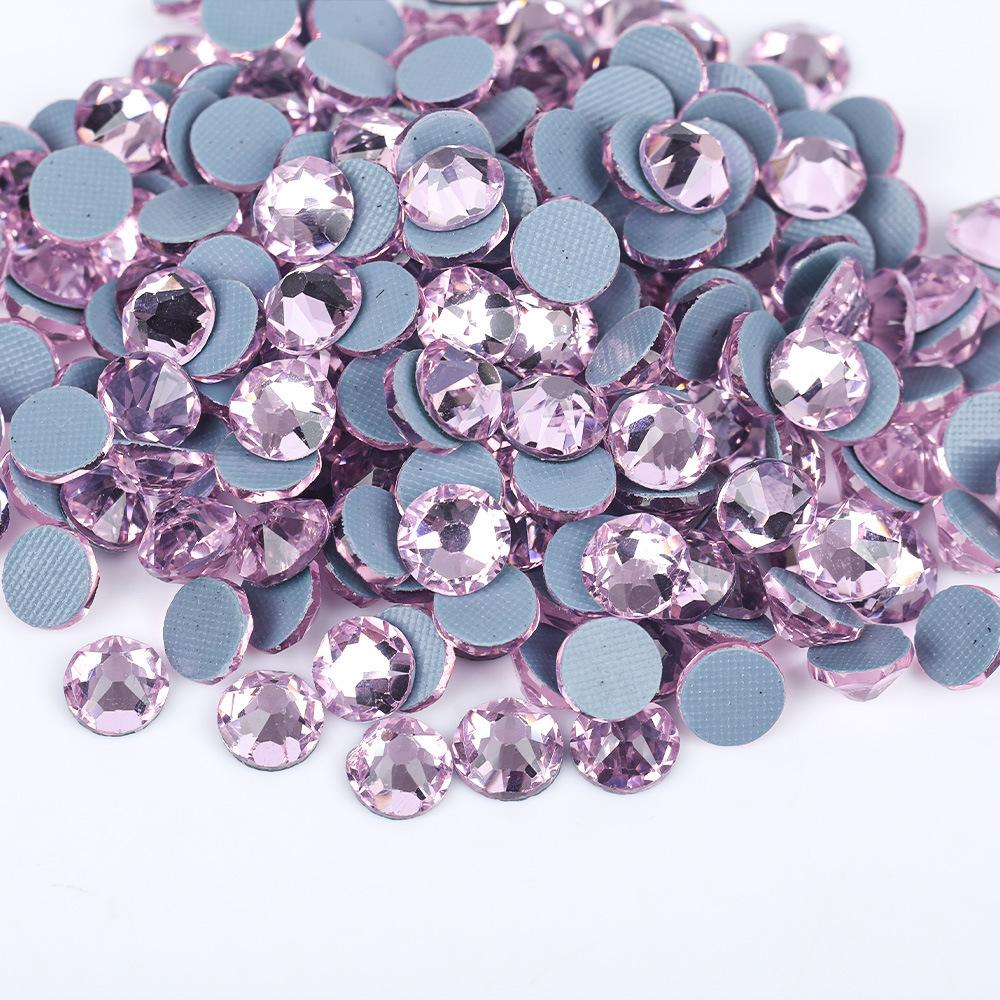 2088 16Cut Austrian Rhinestones Diamond Nail Art 3D DIY Mobile Phone Case ABS Hot-Fix Rubber Bottom Flats Glass Jewelry Shoes