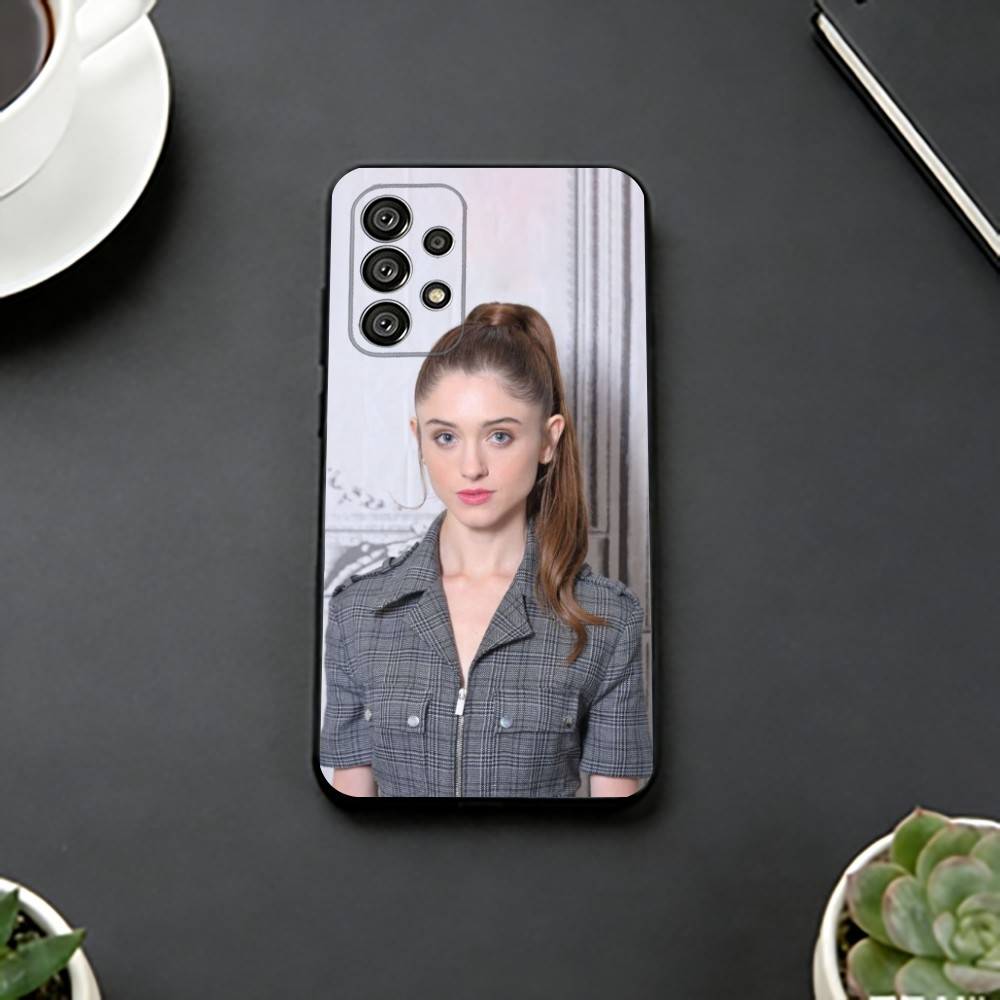 Ретро Шик Наталии Дайер Чехол для Телефона Для Samsung S25,S24,S21,S22,S23,S30,Ultra,S20,Plus,Fe,Lite,Note,10,Черный Чехол