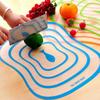 Meat Vegetable Fruit Cutting Board Frosted Transparent Bendable Classified Antibacterial P21