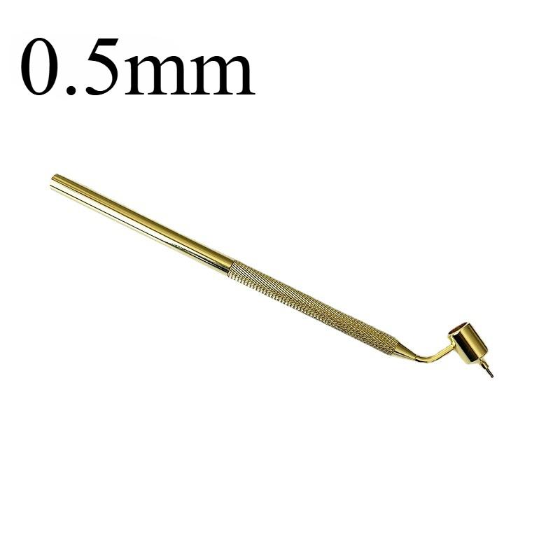 Ручка для подкраски царапин на автомобиле, скошенная, для точной прорисовки тонких линий, с аппликатором для краски