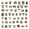 50Pcs Yoda Graffiti Stickers Suitcase Water Cup Stationery Mobile Phone Car Scooter Laptop Refrigerator Decoration Diy Decals