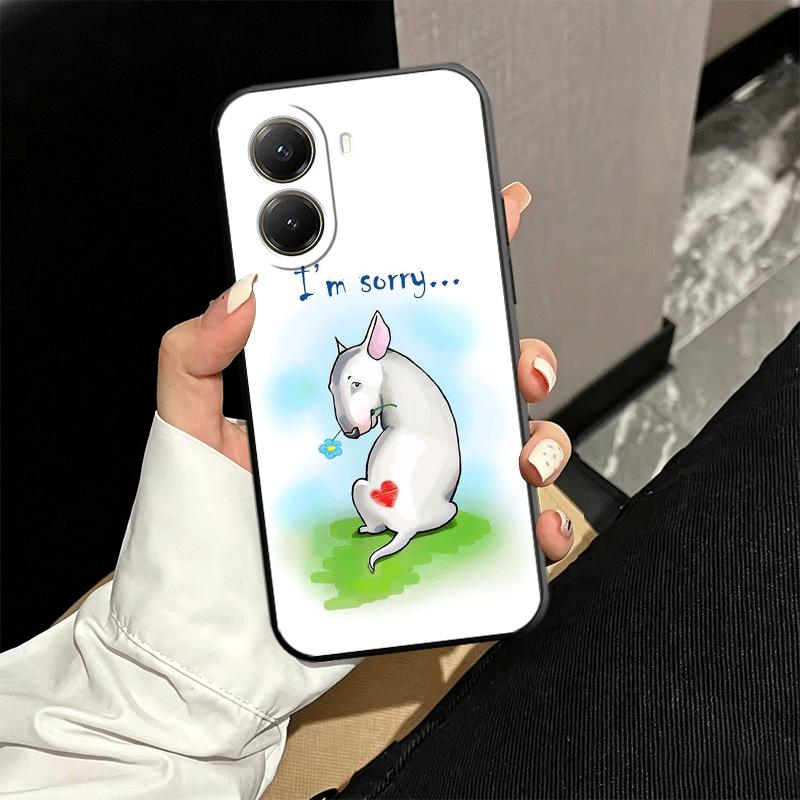 Bull Terrier Dog Cute Puppies Soft Phone Case for Xiaomi Poco X5 X6 X7 X8 Pro Max X3 F7 F8 Ultra M8 M7 M6 M5 Redmi 15 15C 14C 13