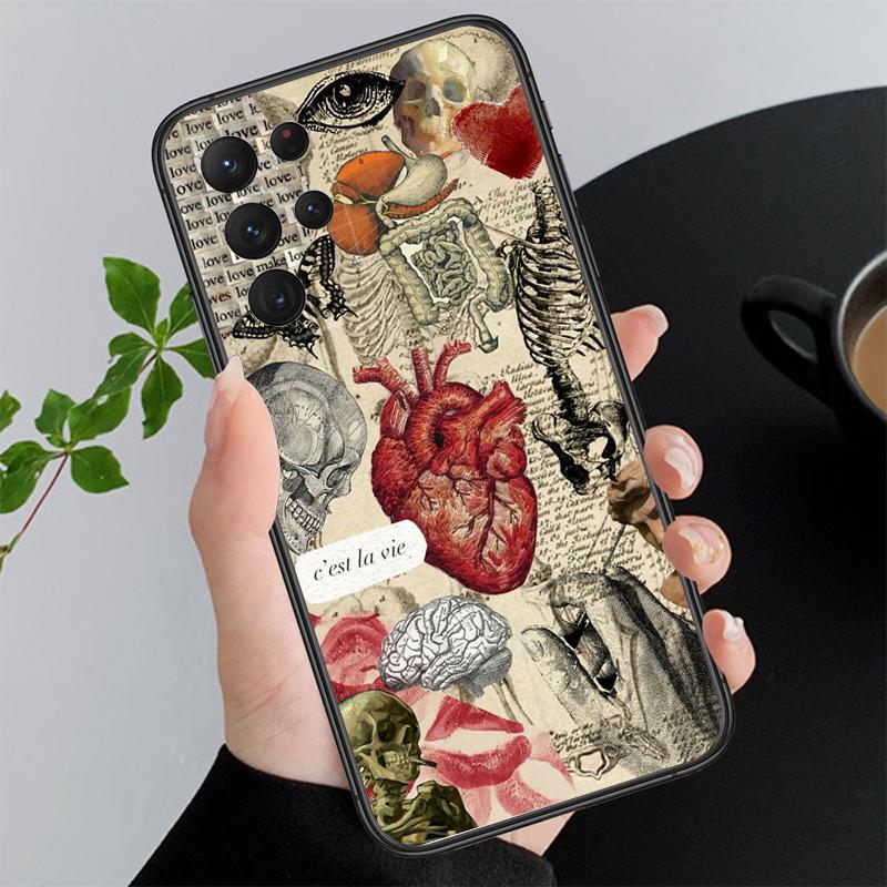 Heart Flower Art Phone Case For Samsung A52S A21S A33 A23 A13 A14 A32 A52 A53 A54 A51 A71 A15