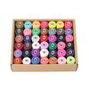 42-Spool Polyester Sewing Thread Set - 1000 Yards Each, Multicolored for Hand & Machine Sewing