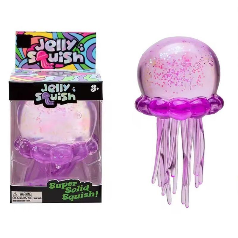 Распродажа Schylling Серия Jellyfish Healing Милый Кубик Игрушка-пищалка для снятия стресса Подарок ребенку Желеобразная игрушка Медуза и Кубик