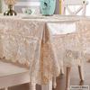 Бархатная 3D скатерть с полыми кружевными краями, водонепроницаемая, маслостойкая, пылезащитная, настольный коврик, домашний обеденный стол, кофейная столешница