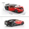 Bugatti Chiron Supersport Simulation Diecast & Toy Vehicles Sounds & Light Pull Back Car 1:32 Alloy Model Gifts For Children