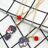 Рок-группа My Chemical Romance Ожерелья Косплей MCR Нержавеющая сталь Кулон-медиатор Ожерелье Аксессуары для косплея Рождественские подарки