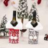 Dinner Party Xmas Gift Snowman Santa Claus Christmas Ornaments Bottle dress up Wine Bottle Cover