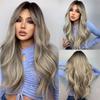 Wig Women's Long Hair Fashion Makeup Long Curly Hair Big Wave Fluffy