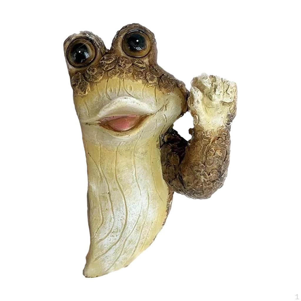Животное Статуя лягушки Животные Декор Ремесла Украшение Коллекционный орнамент Скульптура для улицы