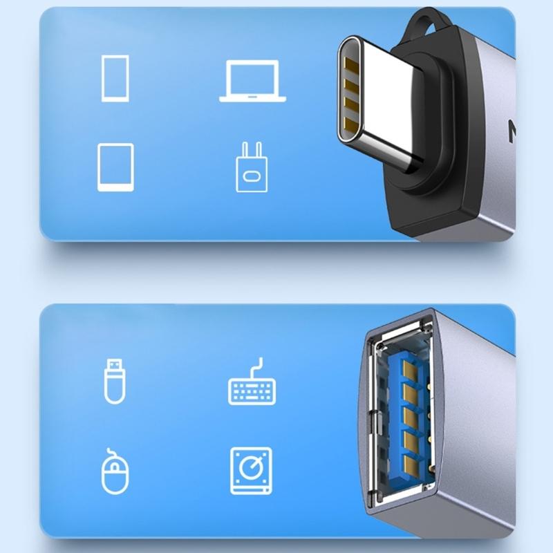 Универсальные адаптеры USBC OTG Карманные адаптеры для дисков Беспрепятственное подключение ваших флеш-накопителей для телефона и ноутбука
