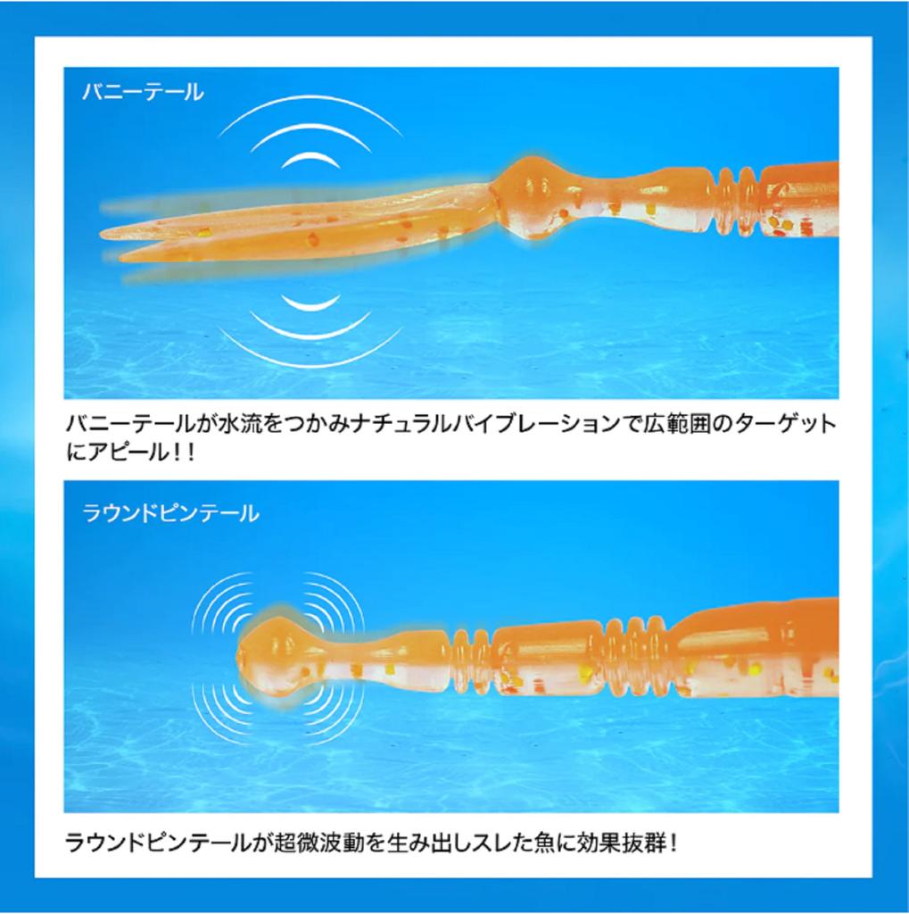 Dress Soft Lure Rabbit 2.3 Inch 8 per Pack Matte Orange Glow (3118)