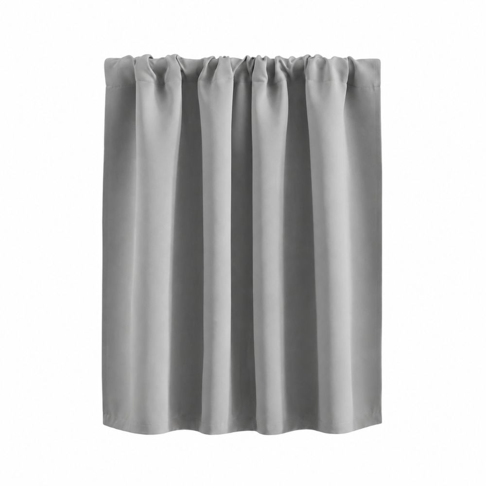 1PC Solid Color Short Blackout Curtains 76×60CM Partition Curtain Kitchen Curtain Multipurpose