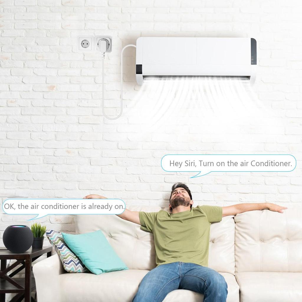 Homekit умная розетка ЕС Беспроводная Wi-Fi настенная розетка Siri Control электрические розетки переключатель работает с Apple Homekit