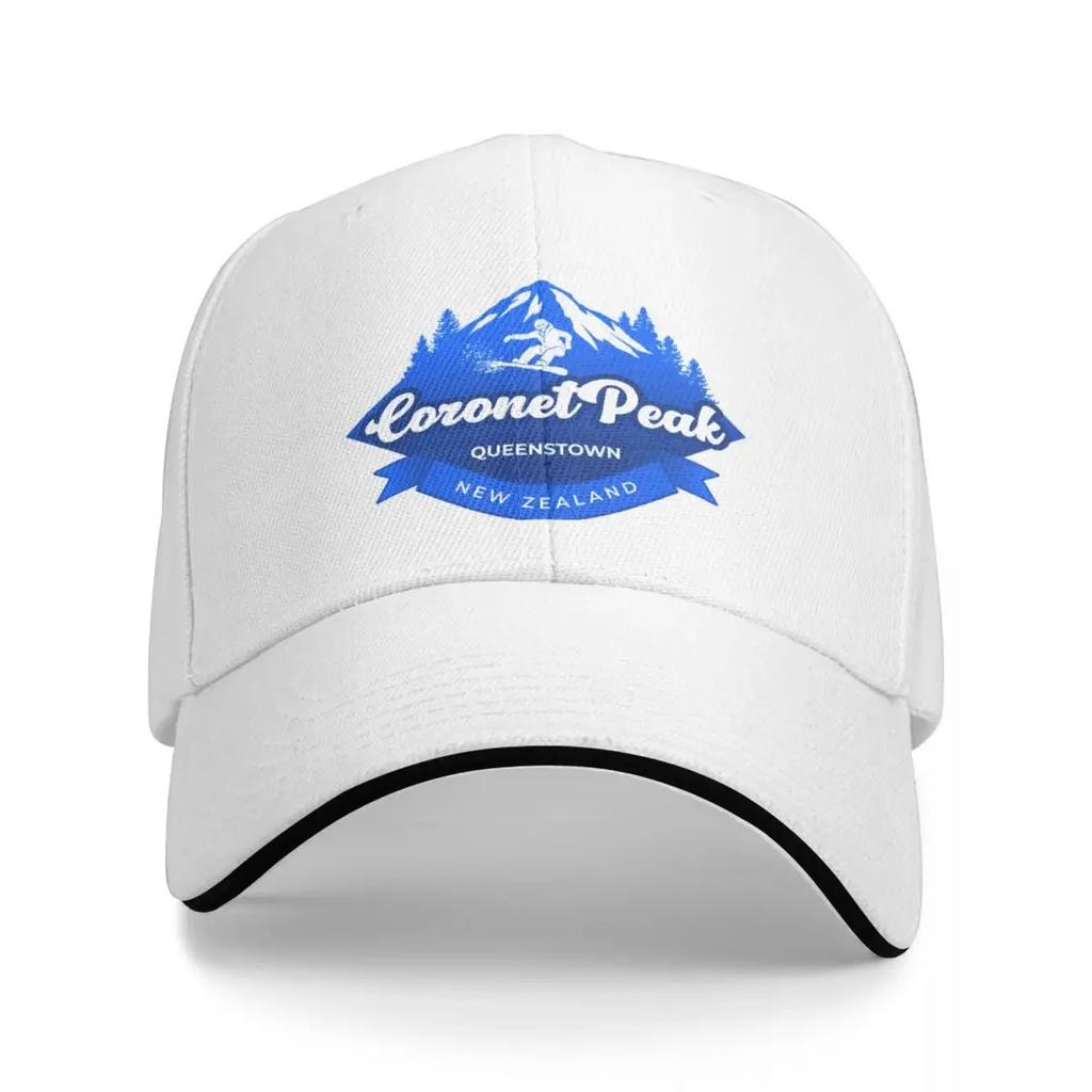 Coronet Peak, Queenstown, Новая Зеландия Бейсбольная кепка Custom Cap черная шляпа дерби Мужская роскошная женская