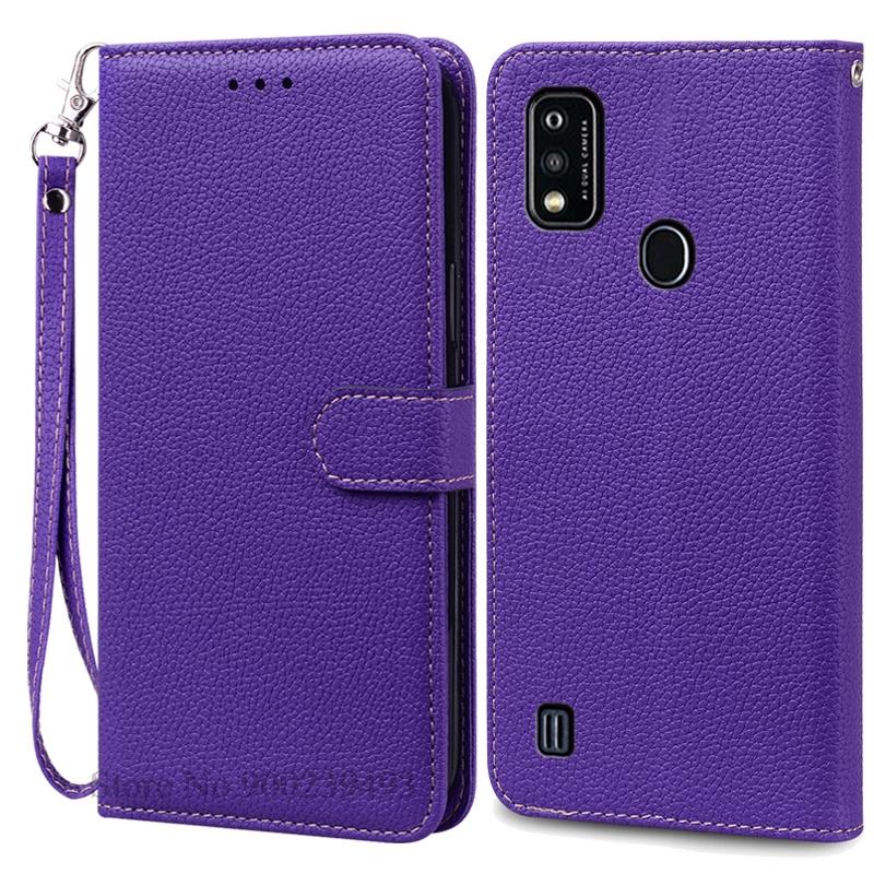 A51 Case For ZTE Blade A51 Case Soft Silicone Leather Flip Wallet Case For ZTE Blade A51 Case Back Cover Coque Fundas Etui