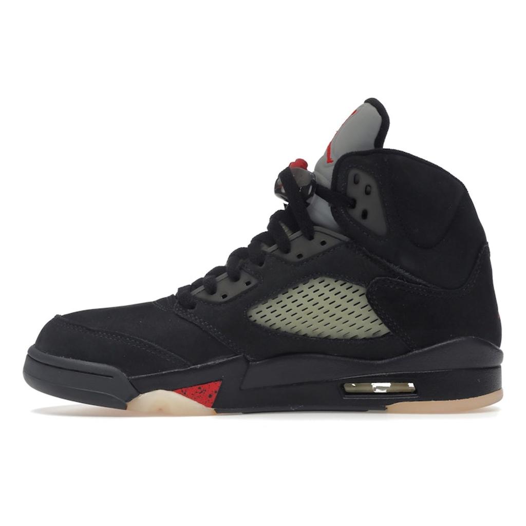 Женские кроссовки Air Jordan 5 Retro GORE-TEX Off-Noir Черный огненно-красный муслин DR0092-001