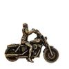 1/2/3/4/5Pcs Vintage Zinc Alloy Motorcycle Rider Figurine Fine Detailing Antique Finish Home Desk Decor Biker Enthusiast Gifts