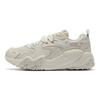 Кроссовки для бега Li Ning Cat Paw Lite с флисовой подкладкой, нескользящие, износостойкие, теплые, с низким верхом, женские, овсяно-серые AGCR230-2