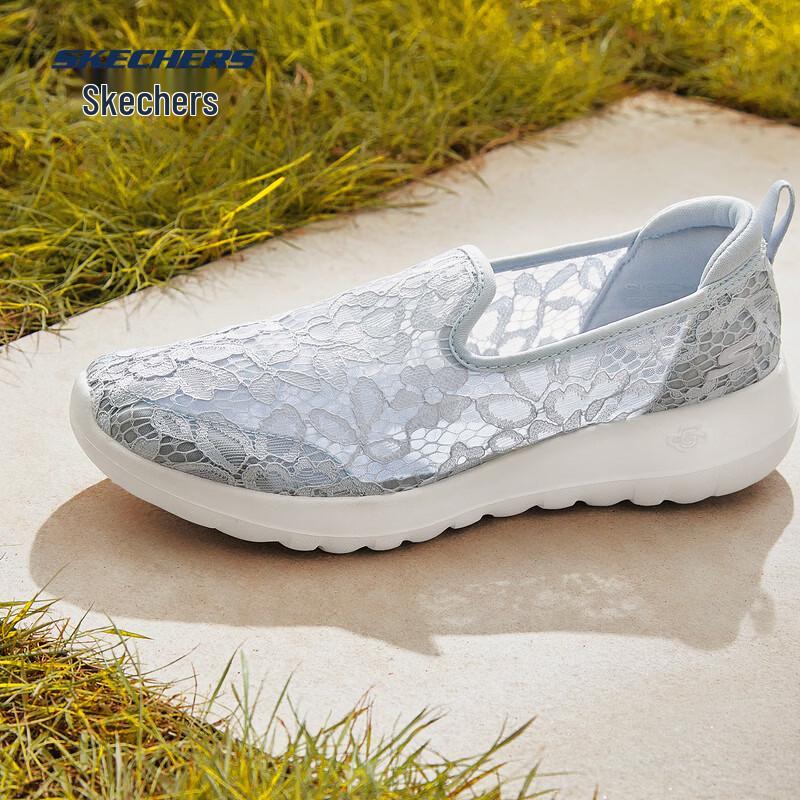 Skechers Женские дышащие кружевные слипоны для ходьбы 896020