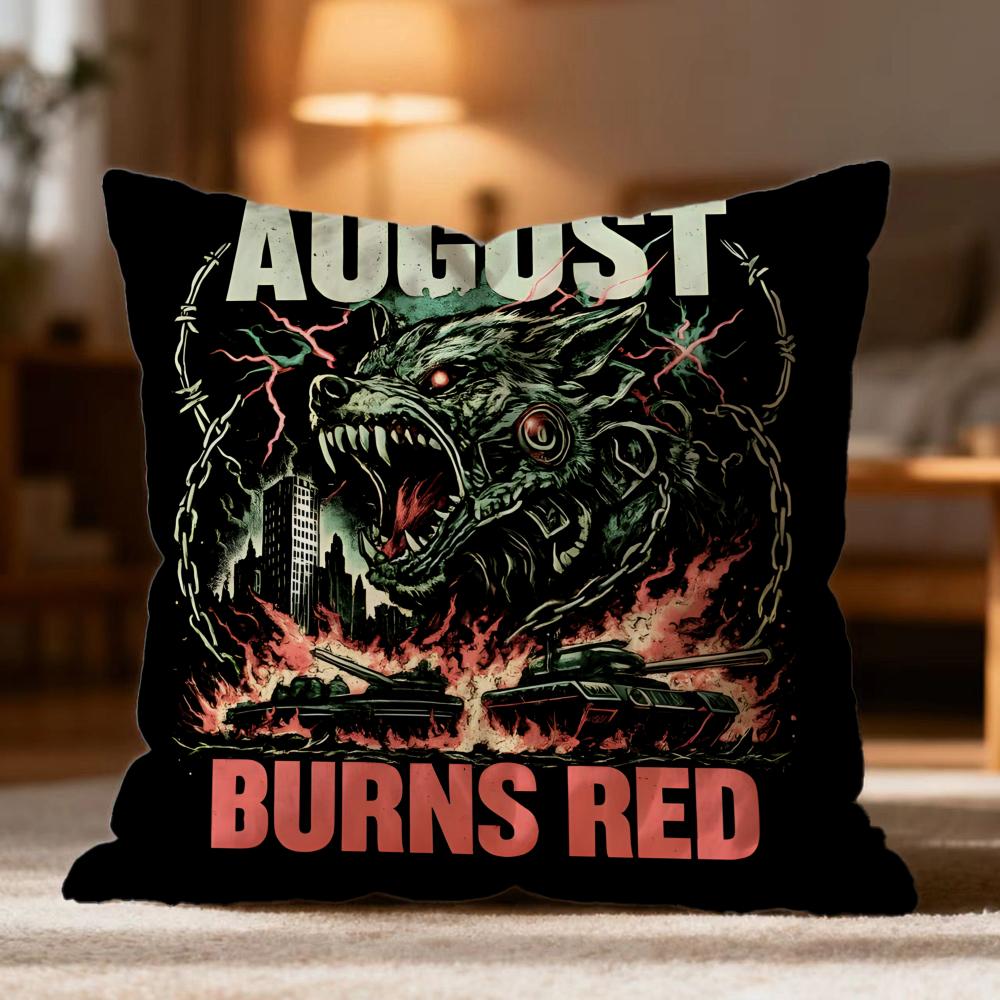 Популярная A-A August Burns Red Наволочка Мягкая Стирка Подушки Многоцелевая для Дивана Кровати Путешествий Офиса