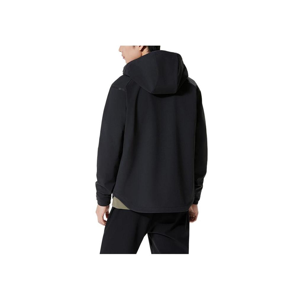 Anta Champion All-Weather Series Outdoor Sports Casual Zip-Clothing Hooded Long Sleeve Jacket Unisex Jacket Basic-Black 152350609-2