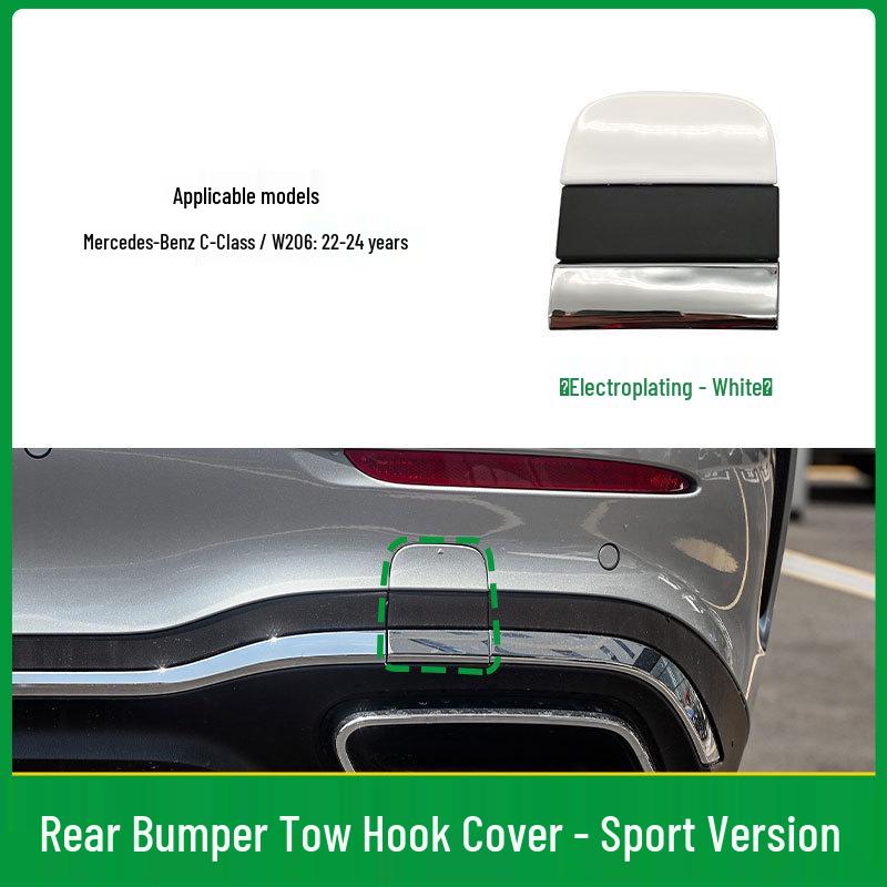 Накладка на буксировочный крюк переднего бампера Mercedes C-Class W206 Sport 2068854304