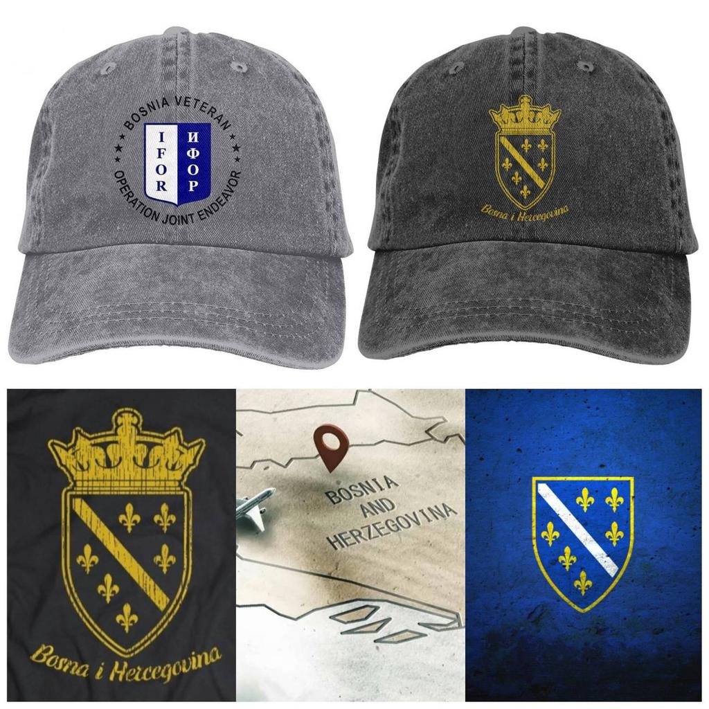 Bosnia and Herzegovina Hat Baseball Cap Unisex Men Women Jeans MMA Kick Boxing Muay Thai Fashion Hip Hop Hat Sport Golf Cap