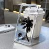 Прозрачный мягкий чехол для телефона с рисунком кокосовой пальмы для iPhone 11 12 13 15 14 Pro Max XR XS Max X 7 8 14 Plus SE 2020 2022 силиконовый чехол