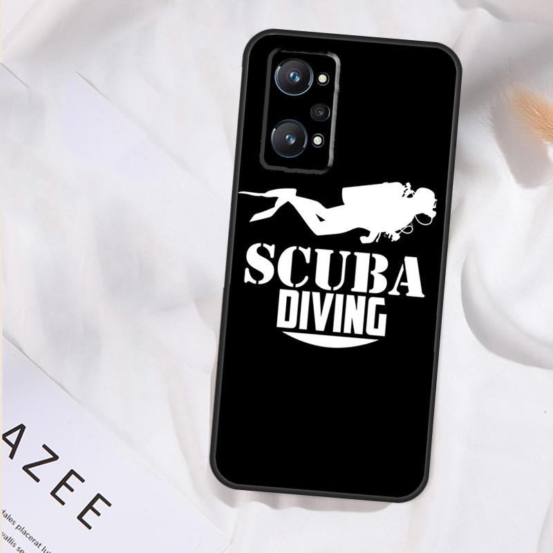 Scuba Diving Quote Case For Realme GT7 Pro GT6 11 12 13 14 15 Pro Plus C55 C53 C35 C33 C61 C65 C67 C53 C71 C75