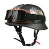Мотоциклетный полушлем немецкий кожаный винтажный шлем Casco Moto Мотоциклетный открытый шлем байкер