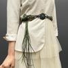 Плетение Универсальный плетеный ремень Аксессуары Этнический стиль Ремень Платье Повседневная поясная цепочка Юбка